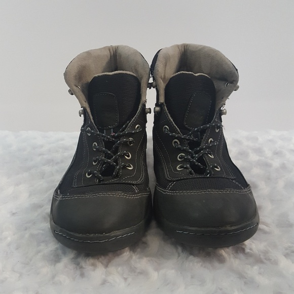 Naturalizer Ankle Boots Black Lace-Up Leather - Picture 3 of 8